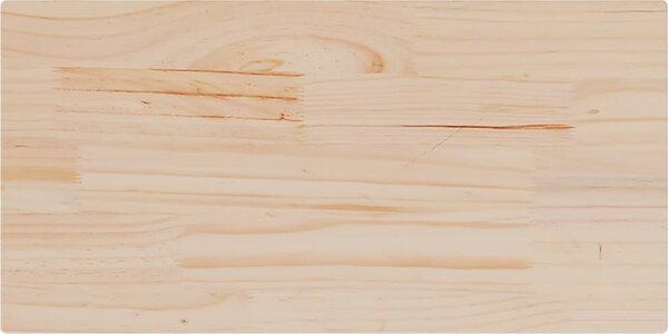 VidaXL Stolní deska 80x40x2,5 cm masivní borové dřevo obdélníková [824400] Barva: Přírodní
