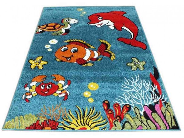 Dětský koberec Moře modrý 120x170cm