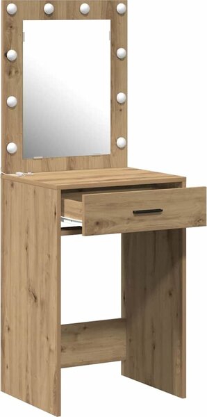 VidaXL Kosmetický stůl 50 x 41 x 135 cm Kompozitní dřevo [865045] Barva: dub sonoma