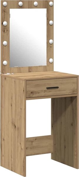 VidaXL Kosmetický stůl 50 x 41 x 135 cm Kompozitní dřevo [865045] Barva: dub sonoma