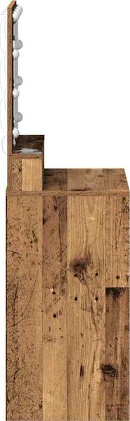 VidaXL Kosmetický stůl 50 x 41 x 135 cm Kompozitní dřevo [865125] Barva: Černý dub