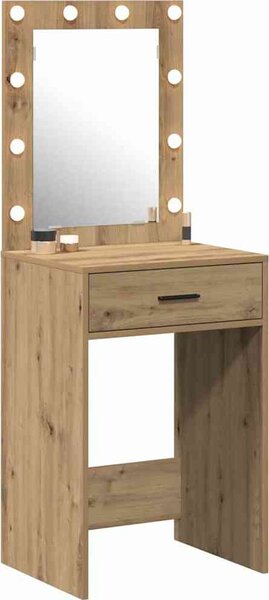 VidaXL Kosmetický stůl 50 x 41 x 135 cm Kompozitní dřevo [865045] Barva: dub sonoma