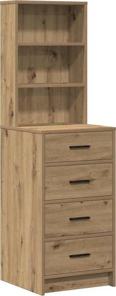VidaXL Kosmetický stůl 3 ks 78,5 x 41 x 135 cm [3334217] Barva: Betonová šedá