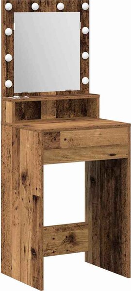 VidaXL Kosmetický stůl 50 x 41 x 135 cm Kompozitní dřevo [865125] Barva: Černý dub
