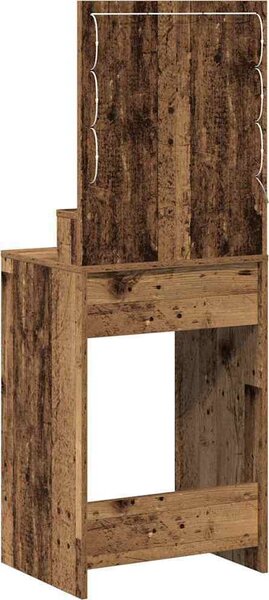 VidaXL Kosmetický stůl 50 x 41 x 135 cm Kompozitní dřevo [865125] Barva: Černý dub