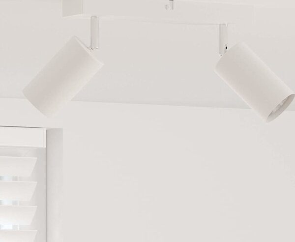 VidaXL Stropní bodové světlo s reflektory 26 x 6 x 16 cm Kov [4108196] Barva: Černá