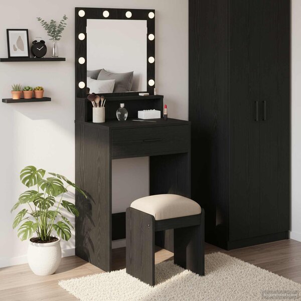 VidaXL Kosmetický stůl 50 x 41 x 135 cm Kompozitní dřevo [865099] Barva: Bílá
