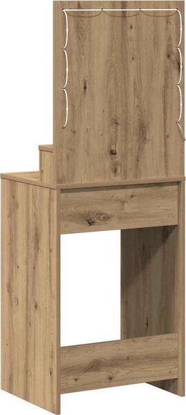 VidaXL Kosmetický stůl 50 x 41 x 135 cm Kompozitní dřevo [865099] Barva: Bílá