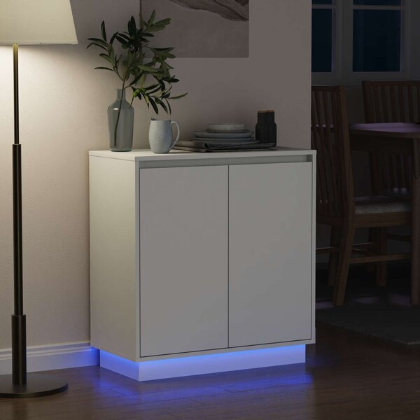 VidaXL LED komoda 71 x 34,5 x 75 cm Kompozitní dřevo [869642] Barva: dub sonoma