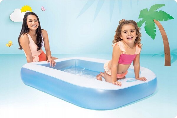Intex 57403NP Dětský bazének 166x100x25 cm Nafukovací dno 2+