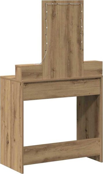 VidaXL Kosmetický stůl 79 x 41 x 140 cm Kompozitní dřevo [865171] Barva: dub artisan