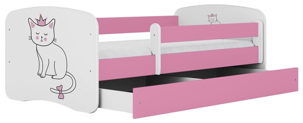 POSTEL PRO DĚTI A MLÁDEŽ 80/160 cm, bílá, pink MID.YOU - Dětské pokoje sestavy, Online Only
