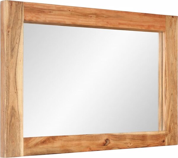 VidaXL Zrcadlo 70 x 50 cm masivní mangovníkové dřevo a sklo [351984] Barva: medová hnědá