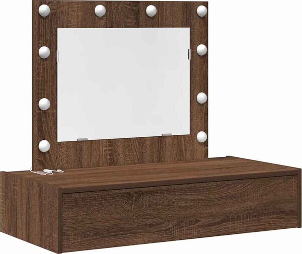 VidaXL Kosmetický stůl 83 x 40 x 70 cm Kompozitní dřevo [865232] Barva: Černý dub