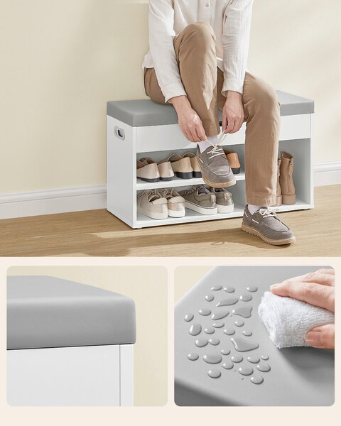 ŠATNÍ LAVICE, 80/44/30 cm Boxxx - Šatní skříně, Online Only