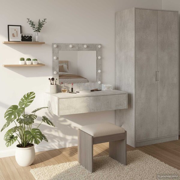 VidaXL Kosmetický stůl 83 x 40 x 70 cm Kompozitní dřevo [865232] Barva: Černý dub