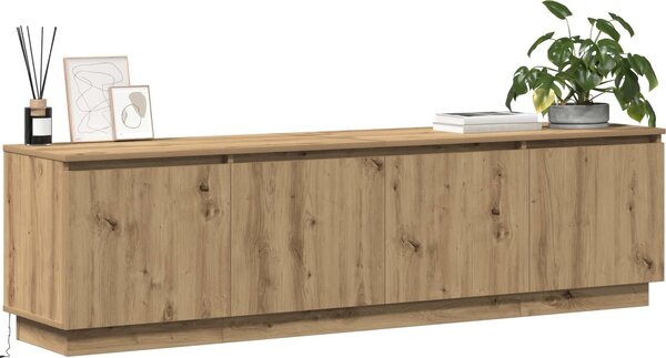 VidaXL Televizní skříň 180 x 38 x 49 cm Kompozitní dřevo [3376151] Barva: Bílá
