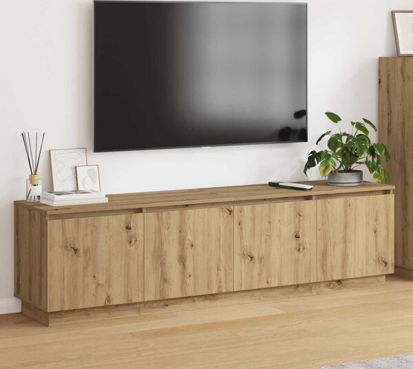 VidaXL Televizní skříň 180 x 38 x 49 cm Kompozitní dřevo [3376151] Barva: Bílá