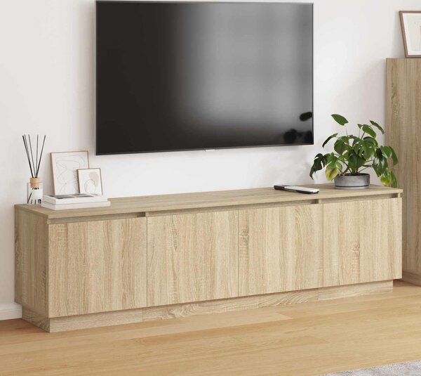 VidaXL Televizní skříň 180 x 38 x 49 cm Kompozitní dřevo [3376151] Barva: Bílá