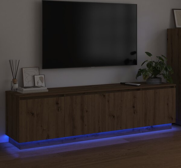 VidaXL Televizní skříň 180 x 38 x 49 cm Kompozitní dřevo [3376151] Barva: Bílá