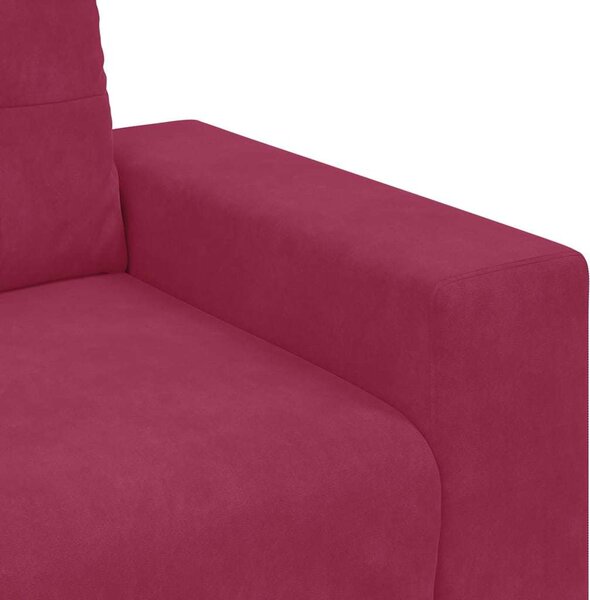 VidaXL 3-místné sofa 220 cm samet [4105136] Barva: Tmavě šedá