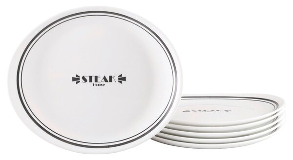 SADA TALÍŘŮ NA STEAK, sklo, Creatable - Online Only nádobí, Online Only