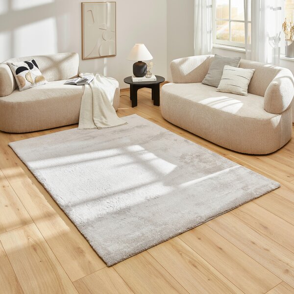 TKANÝ KOBEREC, 70/130 cm barvy stříbra Boxxx - Online Only koberce & rohožky, Online Only