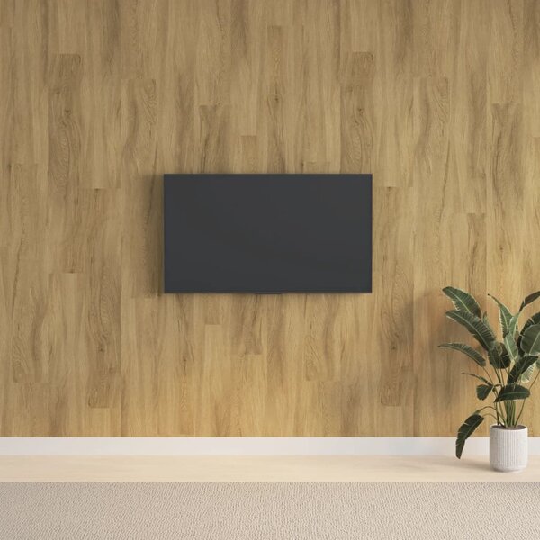 VidaXL Nástěnné panely vzhled dřeva PVC 2,06 m² [351817] Barva: Bukové dřevo