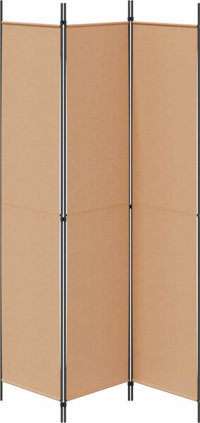 VidaXL 3dílný paraván 150x220 cm textil [42039211] Barva: Béžová