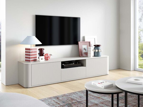 TV stolek Norvik 200 cm - plastové nožky