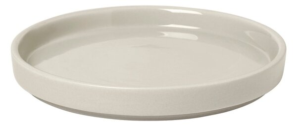 Bílý keramický talíř Blomus Pilar, ø 14 cm
