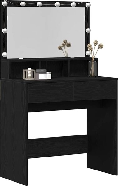 VidaXL Toaletní stolek s LED 80 x 41 x 134,5 cm [871539] Barva: dub artisan