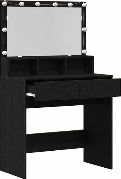 VidaXL Toaletní stolek s LED 80 x 41 x 134,5 cm [871539] Barva: dub artisan