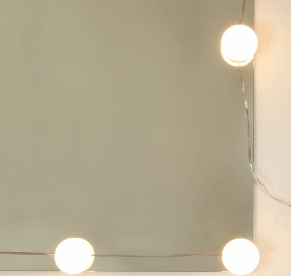 VidaXL Toaletní stolek s LED 80 x 41 x 134,5 cm [871539] Barva: dub artisan