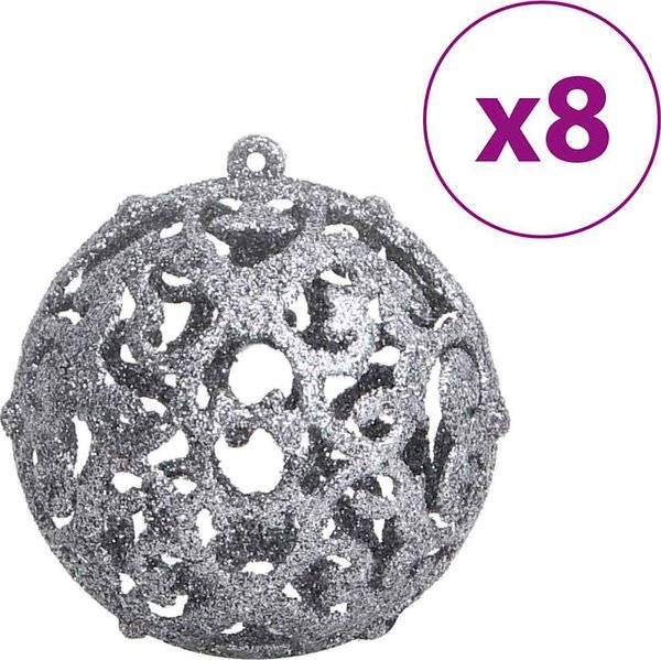 VidaXL Vánoční ozdoby 100 ks 3 / 4 / 6 cm [356105] Barva: Bílá