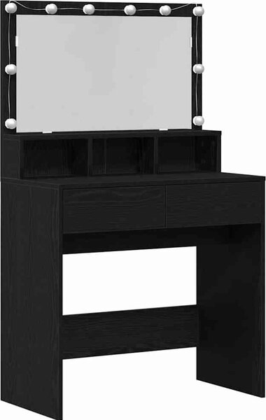 VidaXL Toaletní stolek s LED 80 x 41 x 134,5 cm [871539] Barva: dub artisan