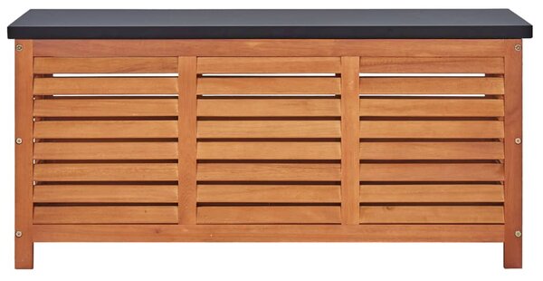 Zahradní úložný box 117 x 50 x 55 cm masivní eukalyptové dřevo