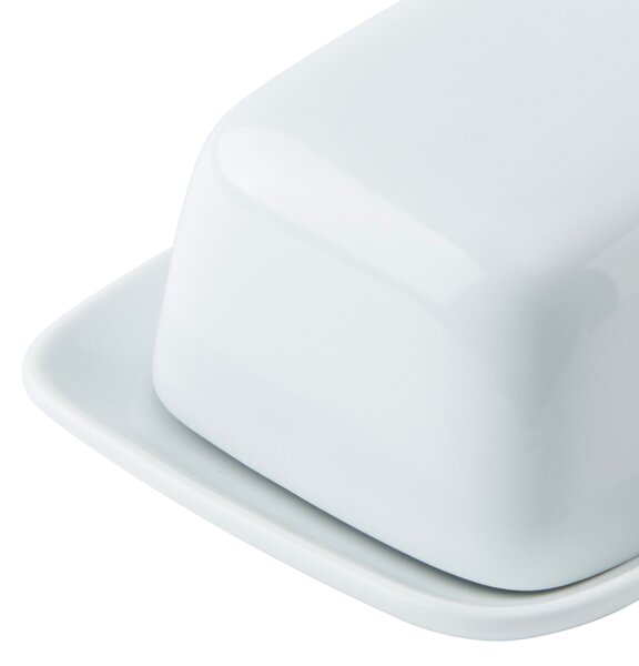 Mikasa Dóza na máslo Mikasa, bílý porcelán 21 cm MKCHBUTTER