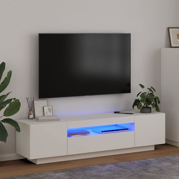 VidaXL TV stolek s LED 160 x 35 x 40 cm kompozitní dřevo [861103] Barva: dub artisan