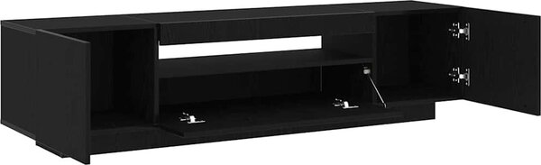 VidaXL TV stolek s LED 160 x 35 x 40 cm kompozitní dřevo [861103] Barva: dub artisan