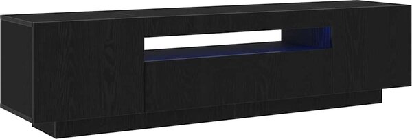 VidaXL TV stolek s LED 160 x 35 x 40 cm kompozitní dřevo [861103] Barva: dub artisan