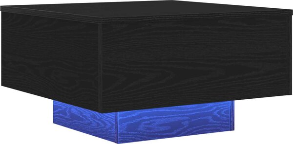 VidaXL Konferenční stolek s LED osvětlením 55 x 55 x 31 cm [862996] Barva: dub artisan