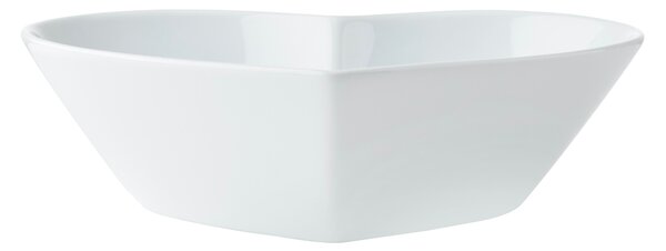 Servírovací miska Mikasa tvaru Srdce, 21 x 19 cm bílý porcelán MKCHHRTBLRG