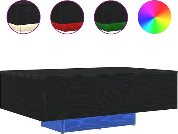 VidaXL Konferenční stolek s LED osvětlením 85 x 55 x 31 cm [863011] Barva: dub artisan