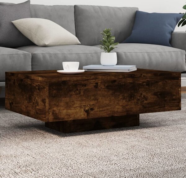 VidaXL Konferenční stolek s LED osvětlením 85 x 55 x 31 cm [863011] Barva: dub artisan