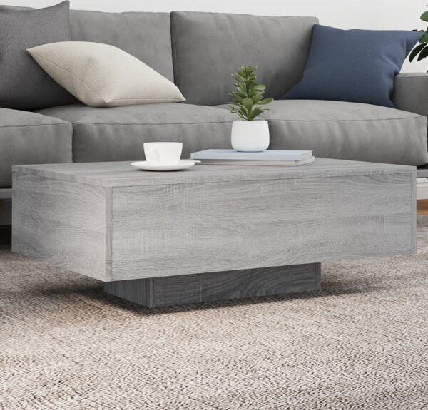 VidaXL Konferenční stolek s LED osvětlením 85 x 55 x 31 cm [863011] Barva: dub artisan