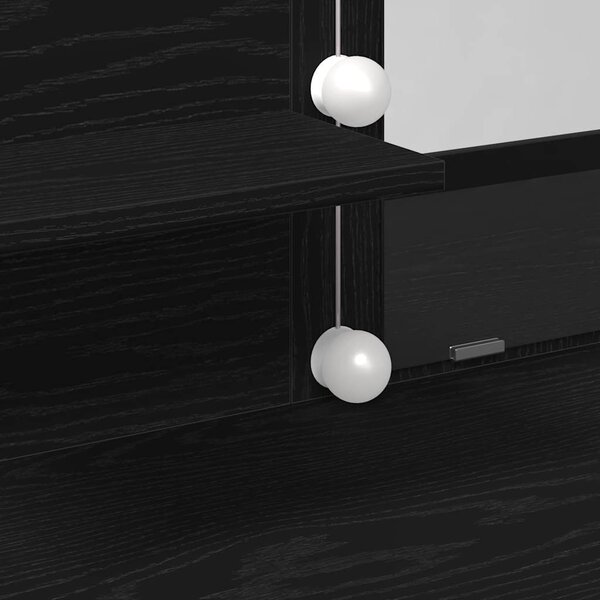 VidaXL Toaletní stolek s LED 100 x 40 x 130 cm [868852] Barva: dub artisan