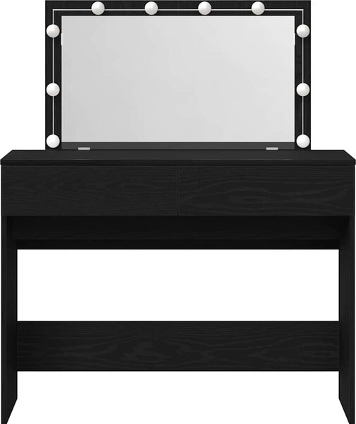 VidaXL Toaletní stolek s LED 100 x 40 x 120 cm [868862] Barva: Černý dub