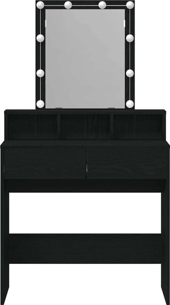 VidaXL Toaletní stolek s LED 80 x 41 x 144,5 cm [862302] Barva: Staré dřevo