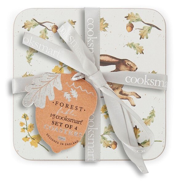 Taupe korkové podtácky v sadě 4 ks Forest Fable – Cooksmart ®